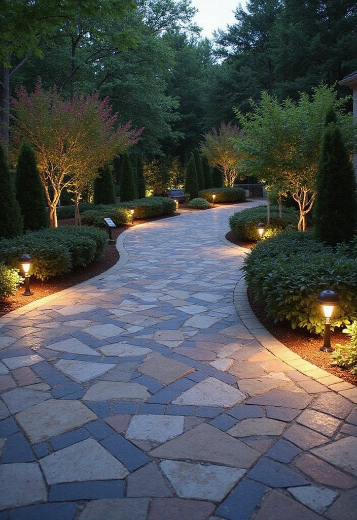 20 Unique Decorative Driveway Designs That Will Leave Your Neighbors Speechless (#5 Is a Must-See!) - 1. Geometric Paver Designs