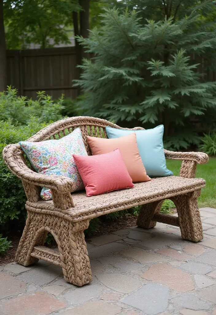 20 Unique Gabion Seating Ideas That Will Elevate Your Patio (Wait Until You See #11!) - 1. The Classic Gabion Bench