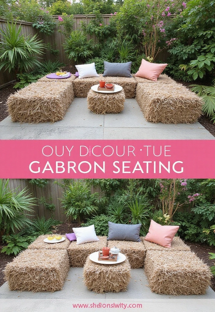 20 Unique Gabion Seating Ideas That Will Elevate Your Patio (Wait Until You See #11!) - 2. Modular Gabion Seating