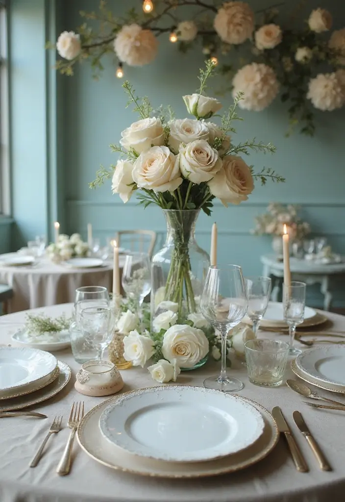 25 Dreamy Wedding Color Ideas That Pair Beautifully with Teal! - 19. Teal and Champagne: Soft Elegance