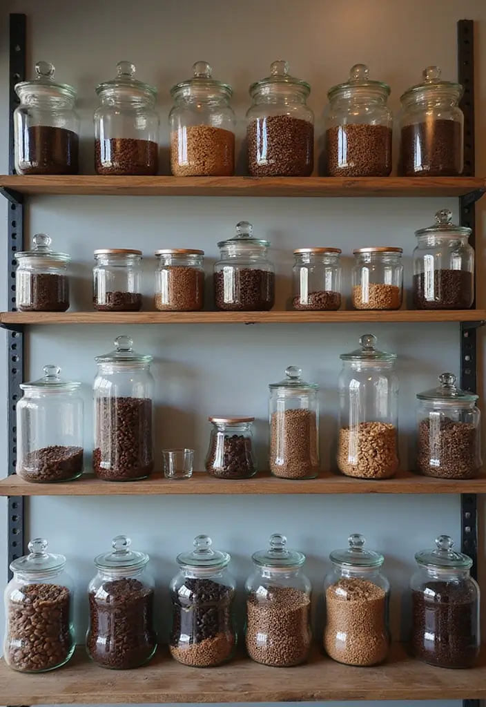 25 Easy DIY Coffee Bar Ideas That'll Impress Your Guests (and Yourself!) - 5. Coffee Bean Jars