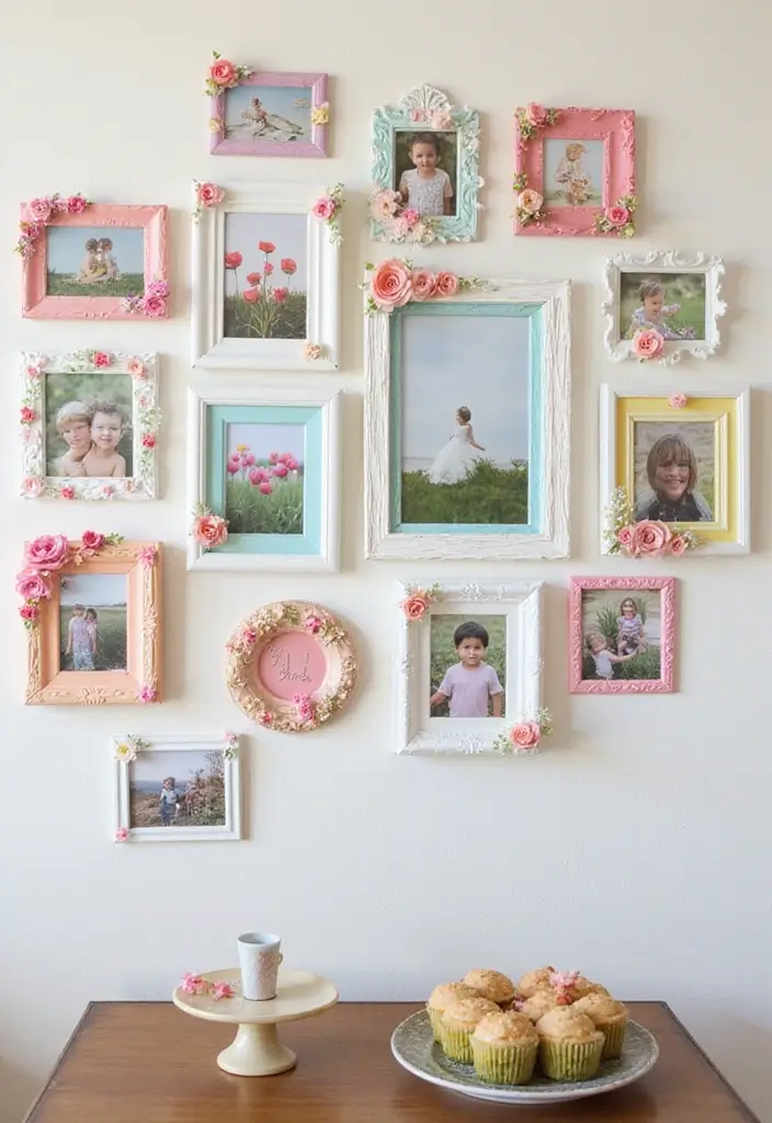 25 Easy DIY Spring Decor Projects That'll Brighten Up Your Home (Even on a Budget!) - 13. DIY Photo Frame Decor