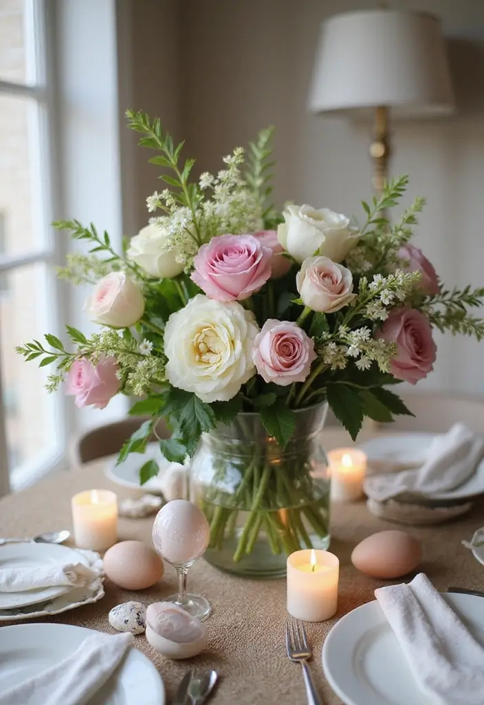 25 Easy DIY Spring Decor Projects That'll Brighten Up Your Home (Even on a Budget!) - 15. Spring-Themed Centerpieces