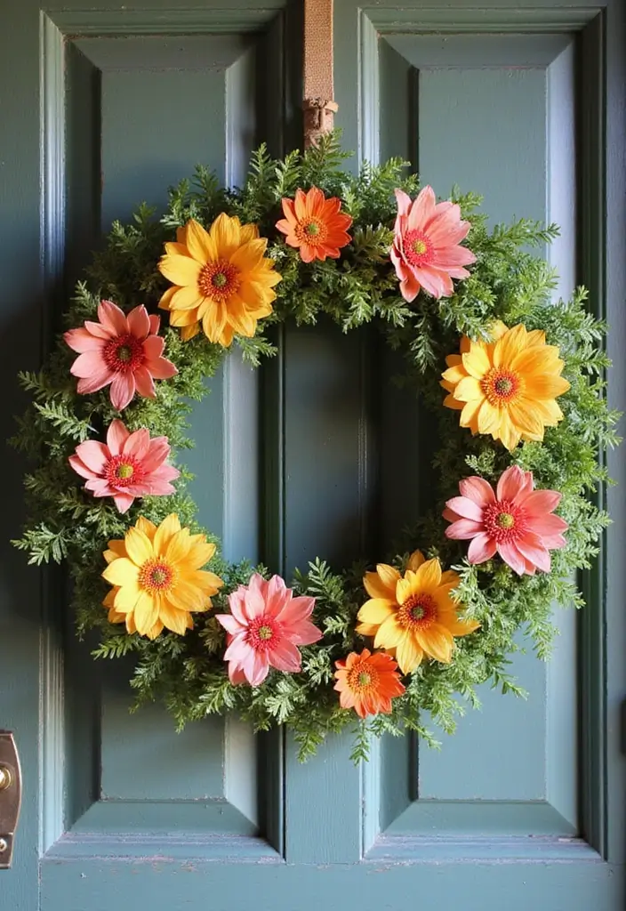 25 Easy DIY Spring Decor Projects That'll Brighten Up Your Home (Even on a Budget!) - 3. Spring Wreaths