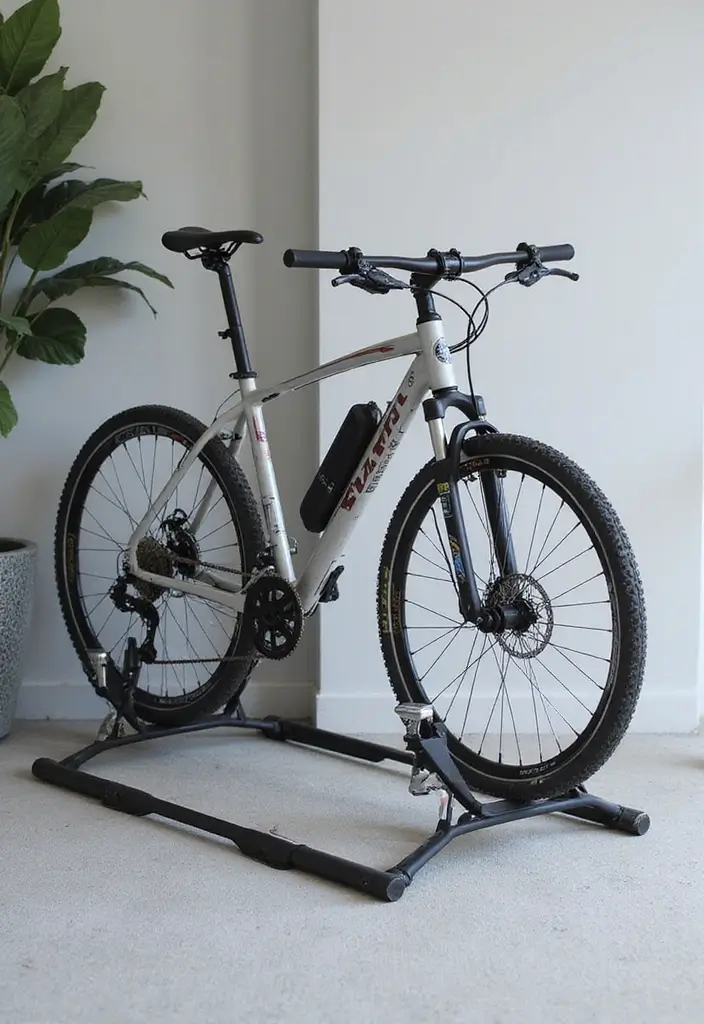 7 Space-Saving Bike Storage Ideas That Will Free Up Your Yard (You’ll Love #3!) - 6. Folding Bike Rack