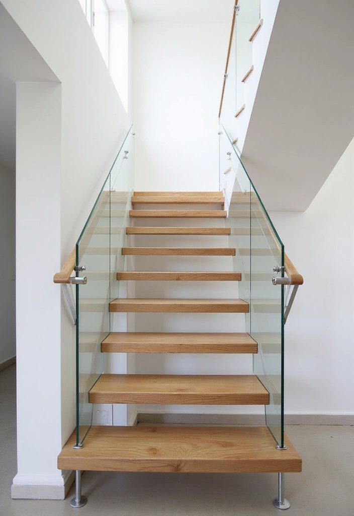 8 Eye-Catching Floating Staircases That Will Make Your Home Feel Like a Dream (Number 2 Will Blow Your Mind!) - 1. Minimalist Chic