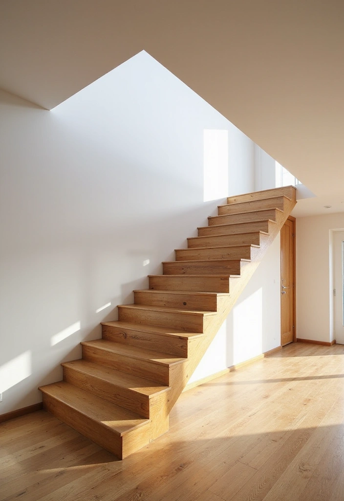 8 Eye-Catching Floating Staircases That Will Make Your Home Feel Like a Dream (Number 2 Will Blow Your Mind!) - 6. Open-Riser Wonder