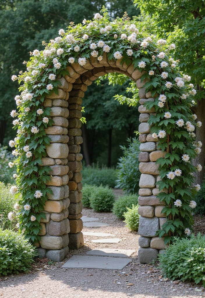 8 Unique Gabion Sculptures That Will Make Your Garden a Work of Art! - 1. The Majestic Gabion Arch