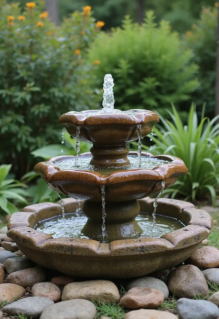 8 Unique Gabion Sculptures That Will Make Your Garden a Work of Art! - 3. The Artistic Gabion Fountain